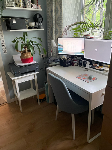 Стул на металлокаркасе Kora green / black фото покупателя 104