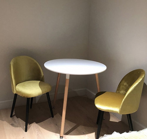 Стол Lorini 80 white / wood фото покупателя 12