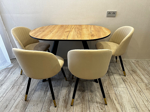 Стул на металлокаркасе Gabi gray / black фото покупателя 550