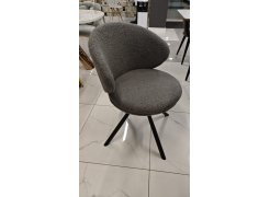 Стул на металлокаркасе Solomon крутящийся white / black из шоурума 3