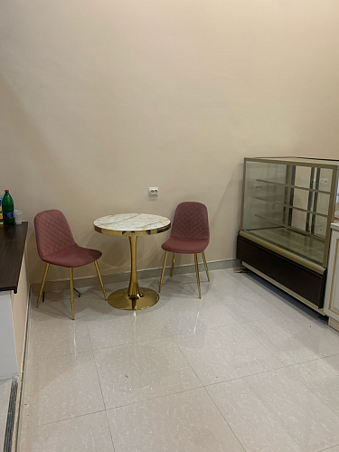 Стул на металлокаркасе Dabl 01 champagne / gold фото покупателя 176