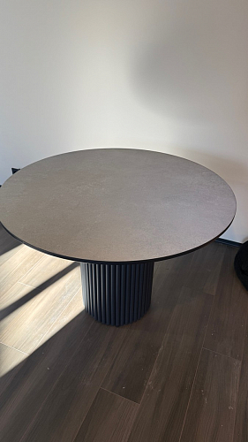 Деревянный стол Барел 89 белый / золото фото покупателя 12