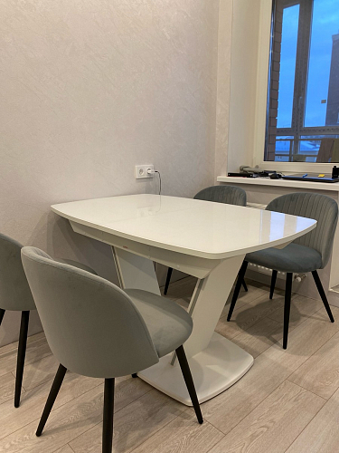 Стул на металлокаркасе Gabi gray / black фото покупателя 460