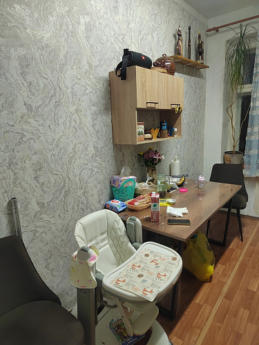 Стол раскладной Лота Лофт 120 25 мм юта / черный матовый фото покупателя 486