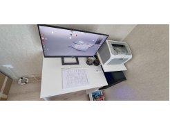 Компьютерный стол Джаз-24 левый белый фото покупателя 40