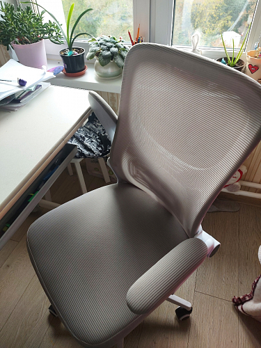 Компьютерное кресло Konfi pink / white фото покупателя 92
