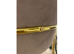 Стул на металлокаркасе Kamelia темно-серый / золотой фото покупателя 37