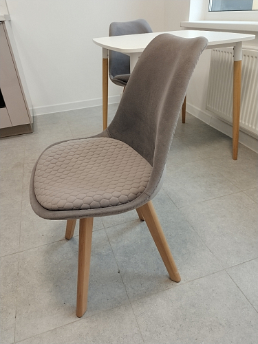 Стул Bonuss blue / wooden legs фото покупателя 124