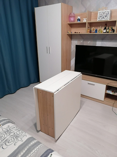 Стол обеденный раздвижной СтК7 дуб молочный фото покупателя 68