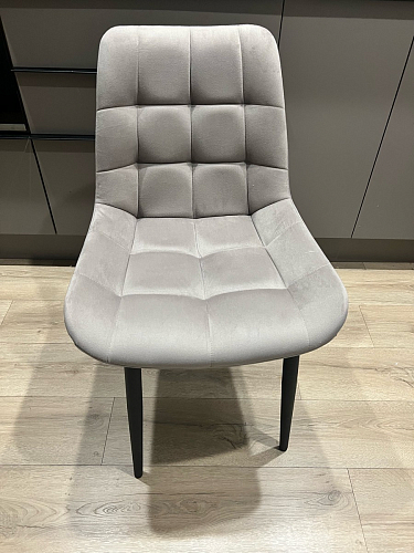 Стул на металлокаркасе Челси светло-серый / белый каркас фото покупателя 30