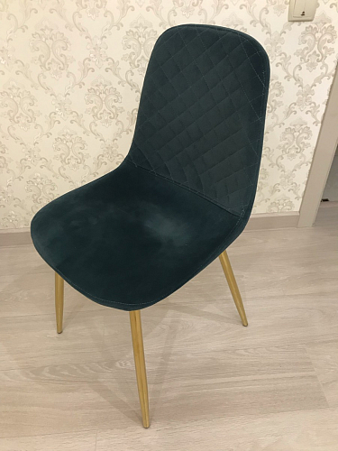 Стул на металлокаркасе Dabl 01 champagne / gold фото покупателя 140