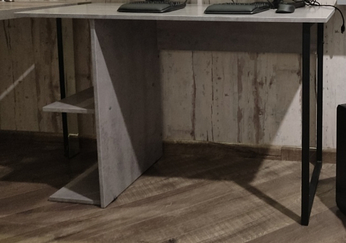 Письменный стол Челси Лофт дуб делано светлый / белый матовый фото покупателя 29