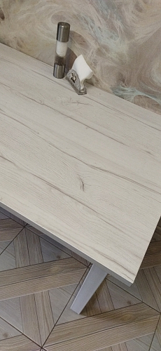 Деревянный стол Лота Лофт 120x75 дуб крафт табачный / черный матовый фото покупателя 664