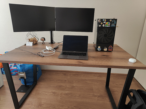 Стол Лота Лофт 120 25 мм сабия / белый матовый фото покупателя 691