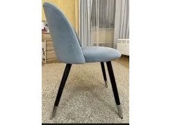 Стул на металлокаркасе Gabi 1 light purple / black фото покупателя 494