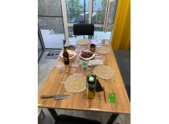 Стол Лота Лофт 140 25 мм черный матовый / бетон фото покупателя 788