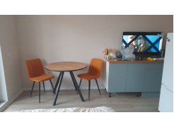 Стул на металлокаркасе Дани темно-серый / белый фото покупателя 1