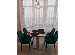 Стул на металлокаркасе Kora gray / black фото покупателя 108