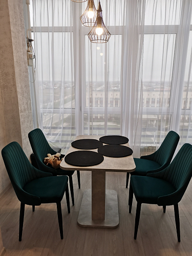 Стул на металлокаркасе Kora gray / black фото покупателя 108