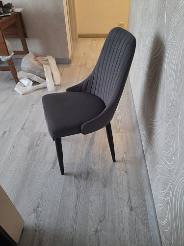 Стул на металлокаркасе Kora green / black фото покупателя 239