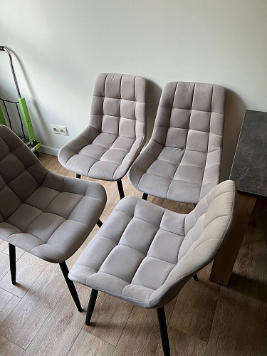 Стул на металлокаркасе Челси бирюзовый / черный фото покупателя 143