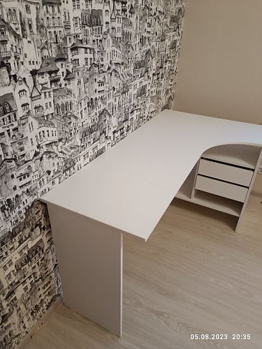 Стол письменный СПм-25 правый венге фото покупателя 26