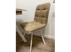 Стул на металлокаркасе Чилли горчичный / белый фото покупателя 355