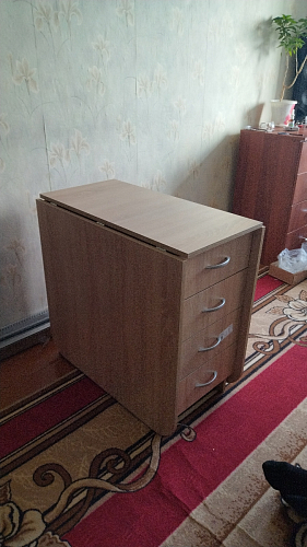 Стол-книжка Глория 606 М с ящиками дуб сонома фото покупателя 28