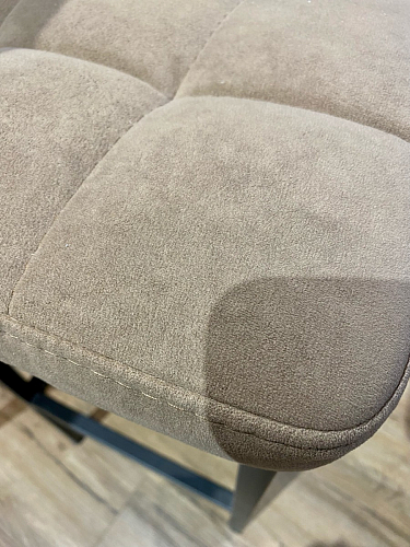 Барный стул Лофт микровелюр катания изумруд / черный матовый фото покупателя 94