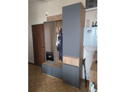 Модульная прихожая Молд комплектация 3 дуб крафт золотой / серый графит фото покупателя 9