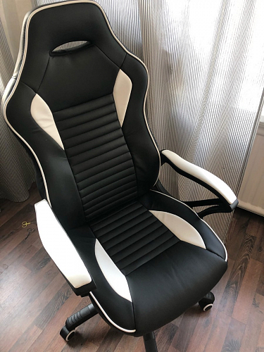 Компьютерное кресло Leon красное / черное фото покупателя 8