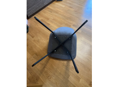 Стул на металлокаркасе Челси светло-серый / черный каркас фото покупателя 23