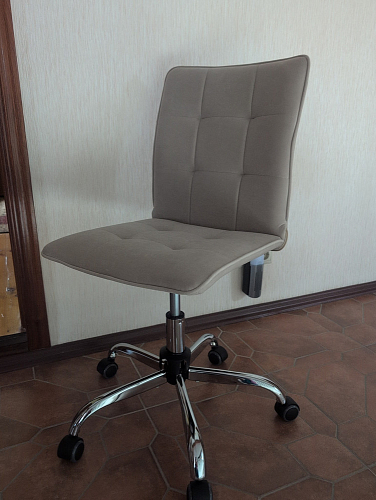 Компьютерное кресло One/Ван флок молочный 4 фото покупателя 6