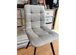 Стул на металлокаркасе Чилли синяя ткань / белый фото покупателя 434