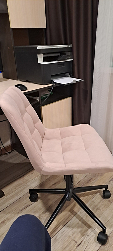 Компьютерное кресло Честер голубой (velutto 47 ) / черный фото покупателя 17