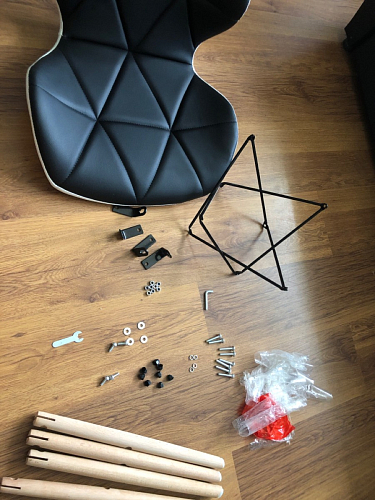 Деревянный стул PC-027 black / white фото покупателя 27