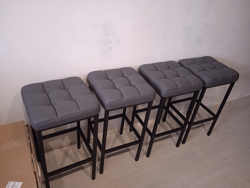 Полубарный стул Лофт мадера 20 / белый матовый фото покупателя 243