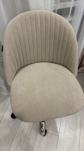 Компьютерное кресло Melody/Мелоди молочное фото покупателя 76