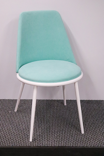 Стул на металлокаркасе Алдис катания вайт / белый матовый из шоурума 5