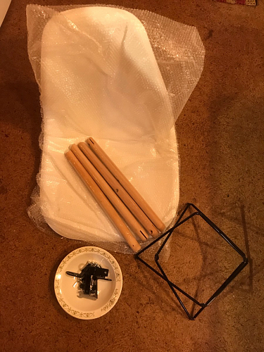 Пластиковый стул Eames PC-015 желтый фото покупателя 464