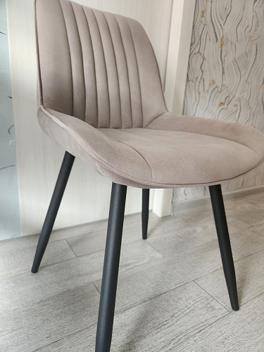 Комплект стульев Вейв 4 шт светло-серый / черный фото покупателя 333