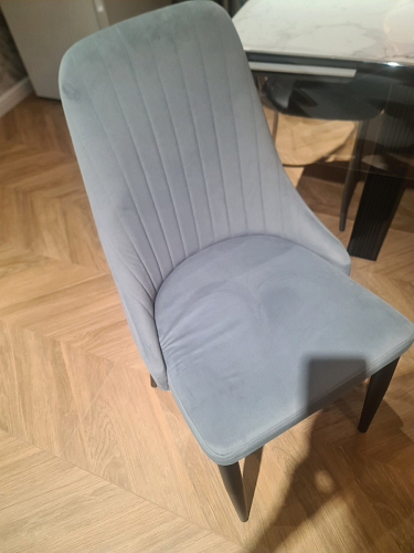 Стул на металлокаркасе Kora dark gray / black фото покупателя 313