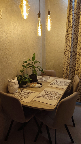 Стул на металлокаркасе Чилли черный / голубой фото покупателя 1473