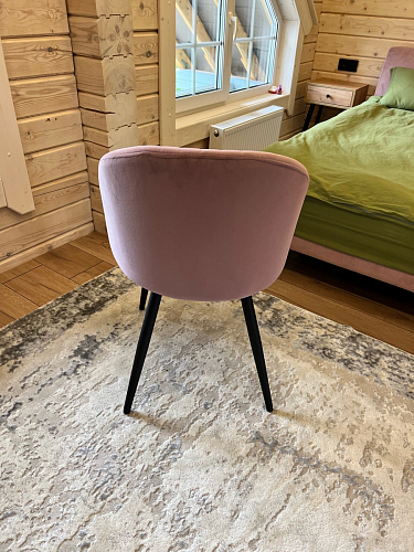 Стул на металлокаркасе Gabi latte / gold / black фото покупателя 182