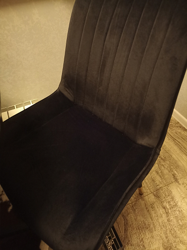 Стул на металлокаркасе Seda 01 blue / gold / black фото покупателя 23