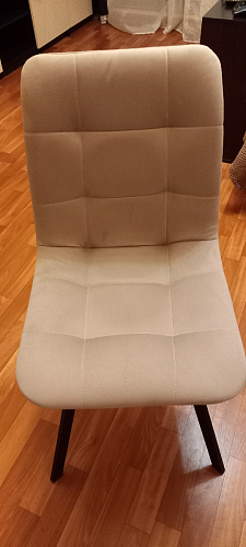 Комплект стульев Чилли 2 шт бежевый / черный фото покупателя 391