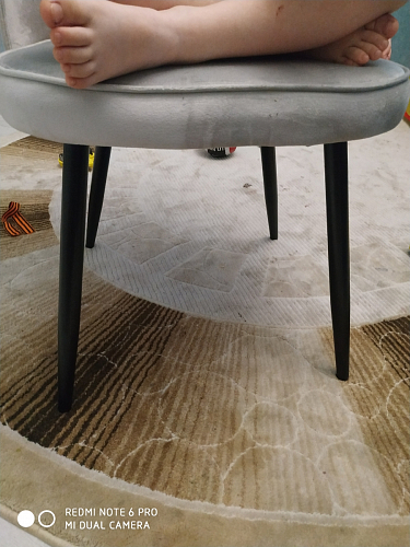 Стул на металлокаркасе Dodo blue фото покупателя 131