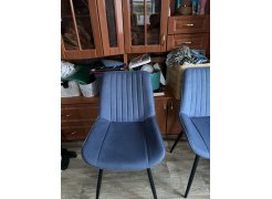 Стул на металлокаркасе Вейв светло-серый (hl 63) / 10К черный каркас фото покупателя 200