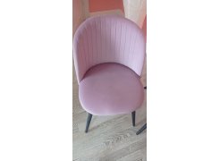 Стул на металлокаркасе Gabi 1 бежевый / черный с серебряными наконечниками фото покупателя 748