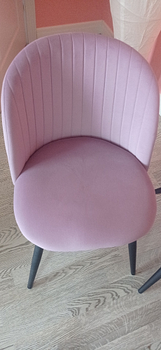 Стул на металлокаркасе Gabi gray / black фото покупателя 748